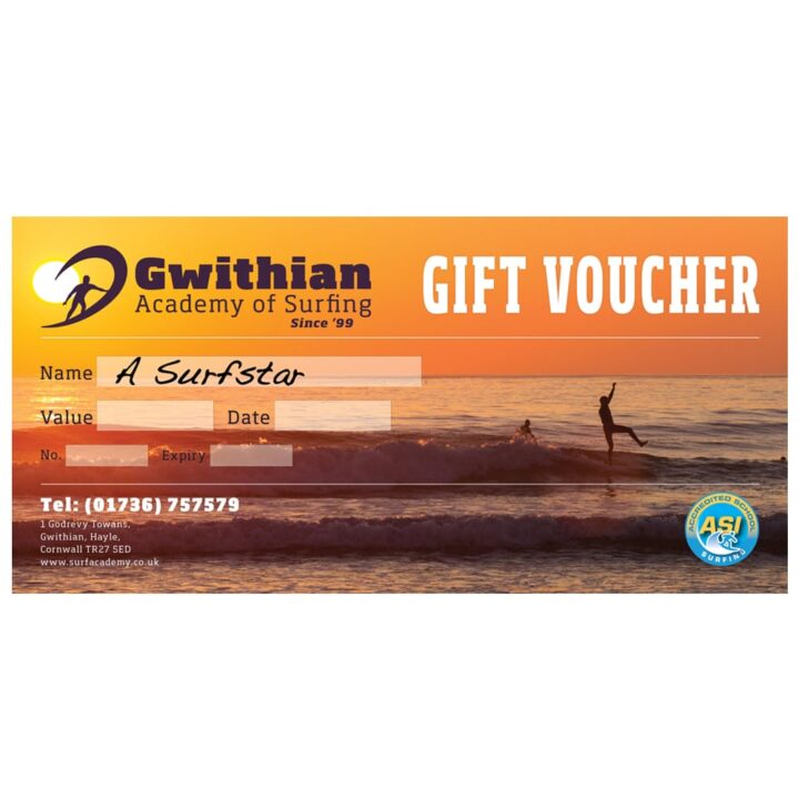 Surfing Gift Vouchers