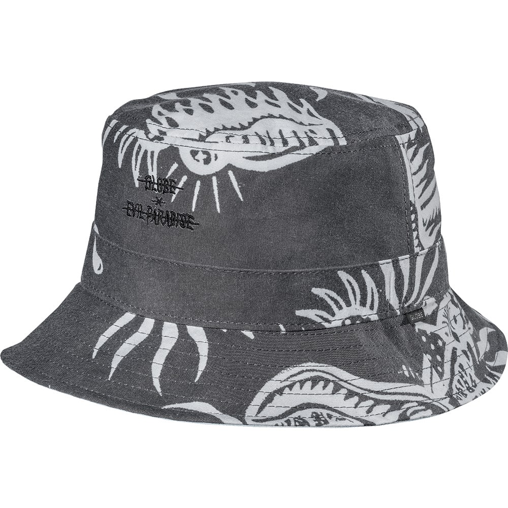 Globe Spray Bucket Hat (Black) | Gwithian Academy of Surfing