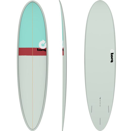 Torq 7'6 Mod Funbvoard Surfboard (Seagreen/Red/Seagreen)