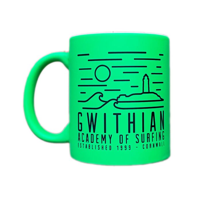 Gwithian Academy of Surfing 300ml Neon Mug