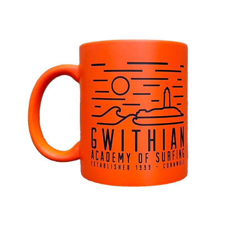 Gwithian Academy of Surfing 300ml Neon Mug