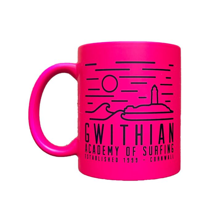 Gwithian Academy of Surfing 300ml Neon Mug